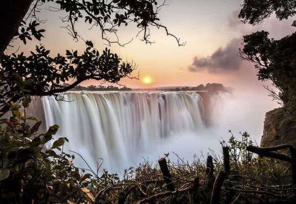 Victoria Falls on the Zambezi River, Zambia