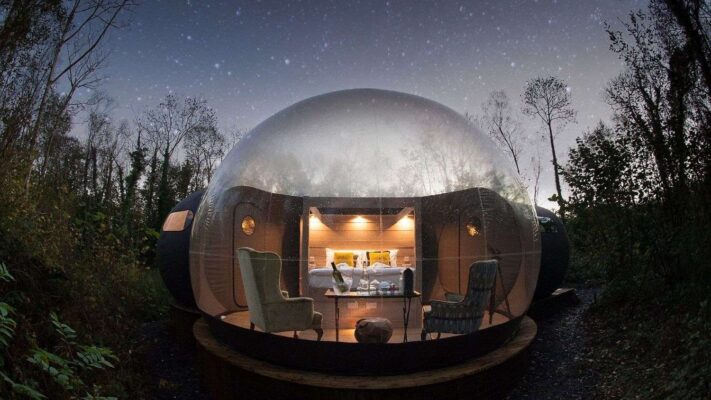 finn lough bubble domes hotel