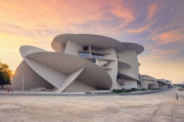 Sunset View Qatar National Museum Doha