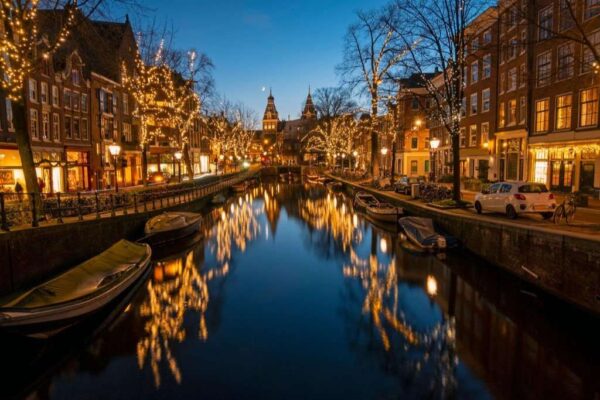 Christmas in Amsterdam the Netherlands