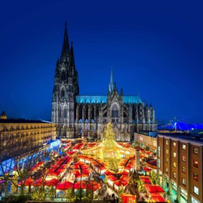 Cologne Christmas Market with Cathedral