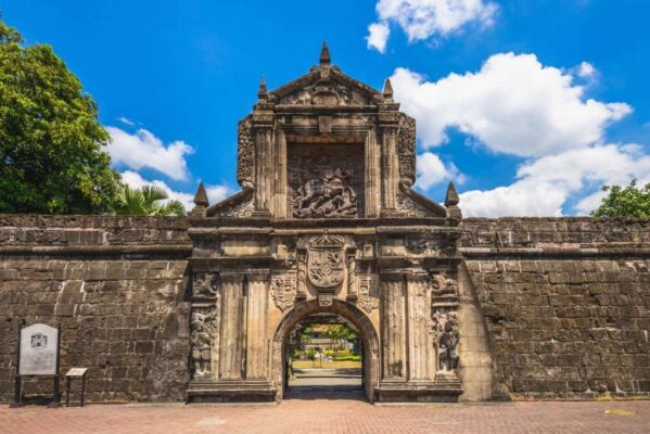 Main Gate of Fort Santiago in Manila, Philippines