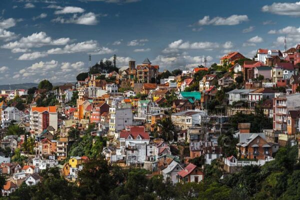 City of Antananarivo at sunny day. Madagascar