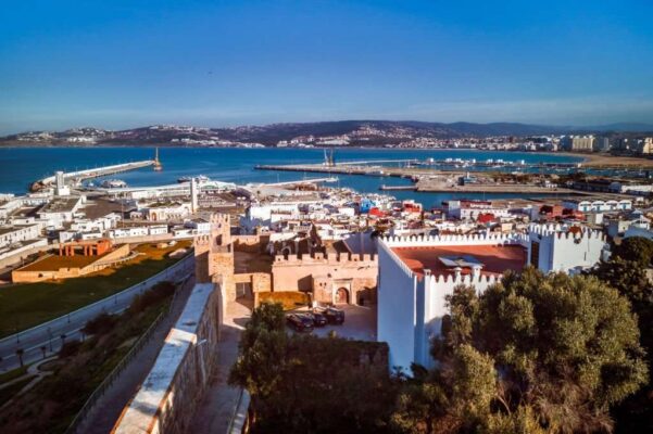 The old medina and the port of Tangier, Morocco