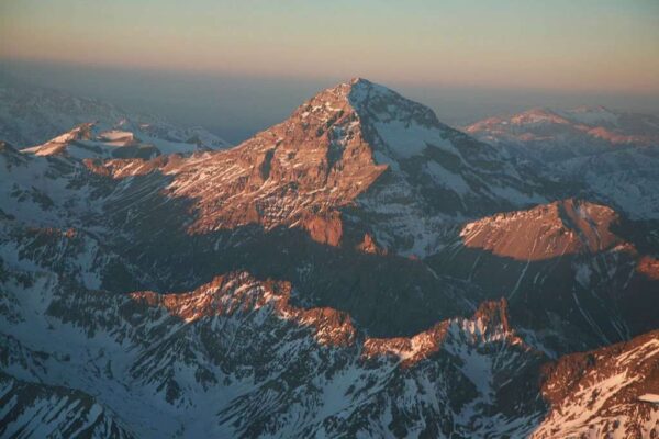 Mount Aconcagua in the Andes