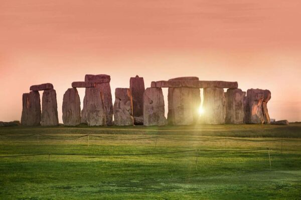 The prehistoric monument of Stonehenge in England