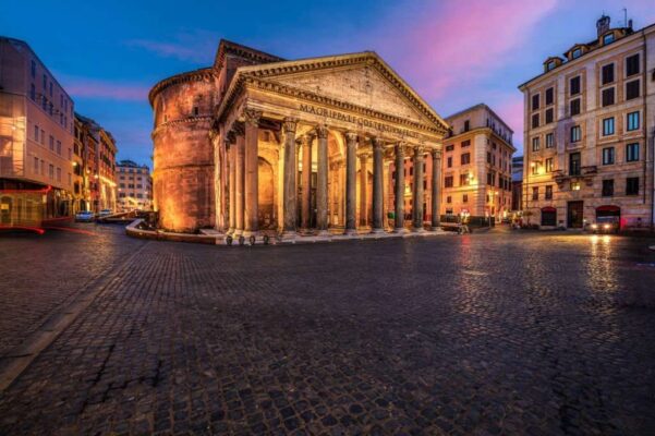 The Pantheon, an ancient Roman Temple