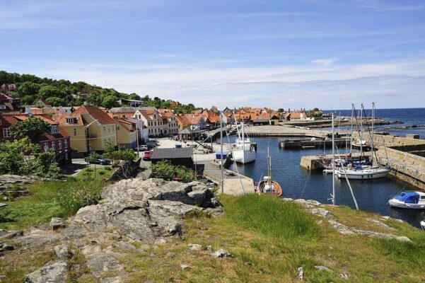 Small harbor on Bornholm