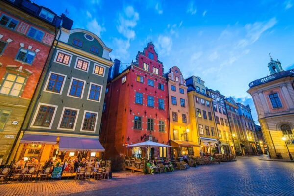 Gamla Stan in the heart of Stockholm.