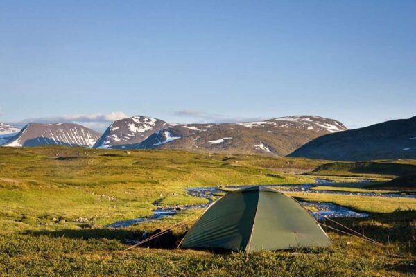 Tent in Sarek National Park