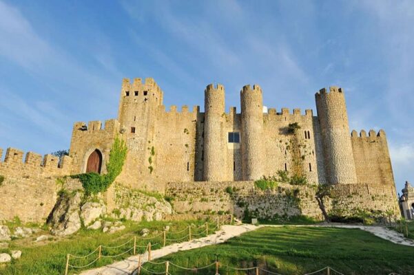 Medieval castle perched on a hill in Obidos