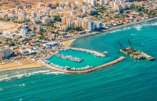 Sea port city of Larnaca