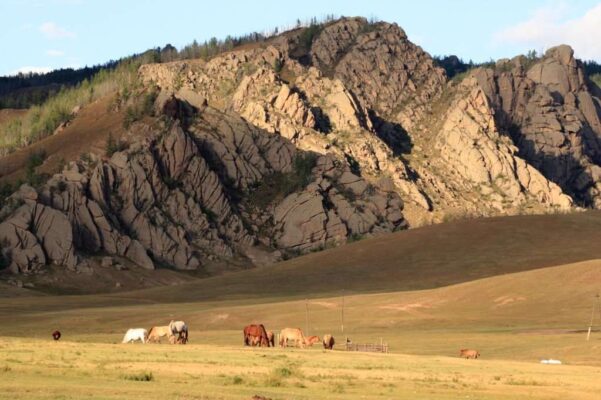Beautiful landscape of Gorkhi-Terelj National Park