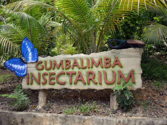Gumbalimba Insectarium Sign located at Gumbalimba Park