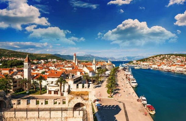 Beautiful view from Trogir fortress