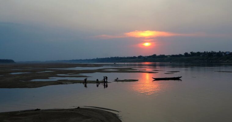 Sunset Boat Tour on the Mekong River